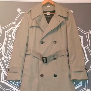 USMC Military Issue All-Weather Trench Coat EUC